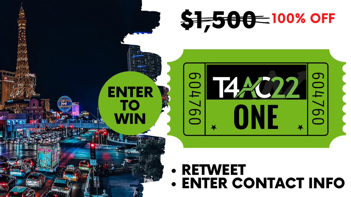I'm giving away $1,500. I will be sponsoring one lucky person to attend the <a href="/Traders4ACause/">Traders4ACause</a> conference this year. Your chance to meet top traders! Picking random winner on Friday!

How to WIN
- Retweet this msg🔁 
- Enter contact info here ⤵️
mailchi.mp/2b29ef513031/t…

#bthetrader