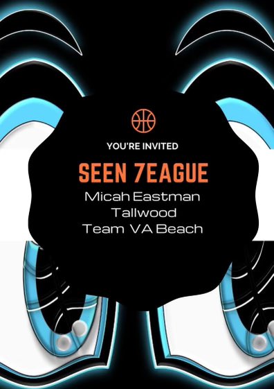 MicahEastman23's tweet photo. “I have accepted the invite and will be playing in the #Seen7eague 💪🏽💪🏽“ @iSeeYouReport https://t.co/gWpRwaEw56