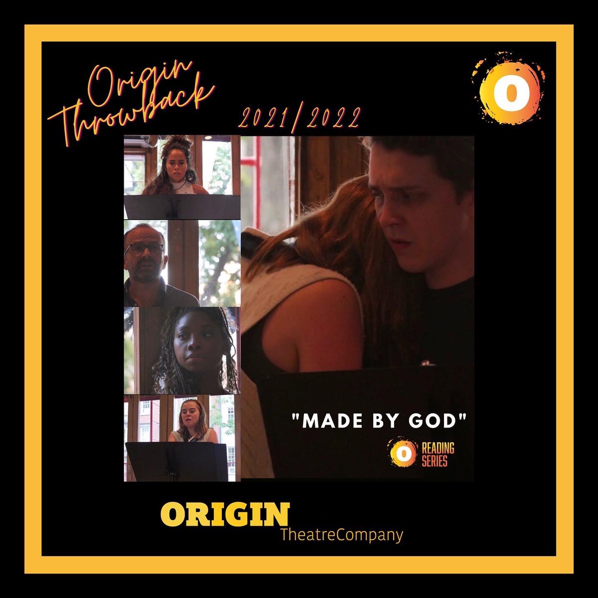 OriginTheatre1's tweet photo. 👋 #OriginThrowback
Sunday October 24th 2021
“Made By God”
By Cíara Ní Chuirc
📍 Part of #OriginNewWorks reading series.
Supported by funding from @NYSCArts
🤝 In partnership with Ryan's Daughter
@ryansdaughterny
#origintheatrecompany https://t.co/9f6FBLP7SU