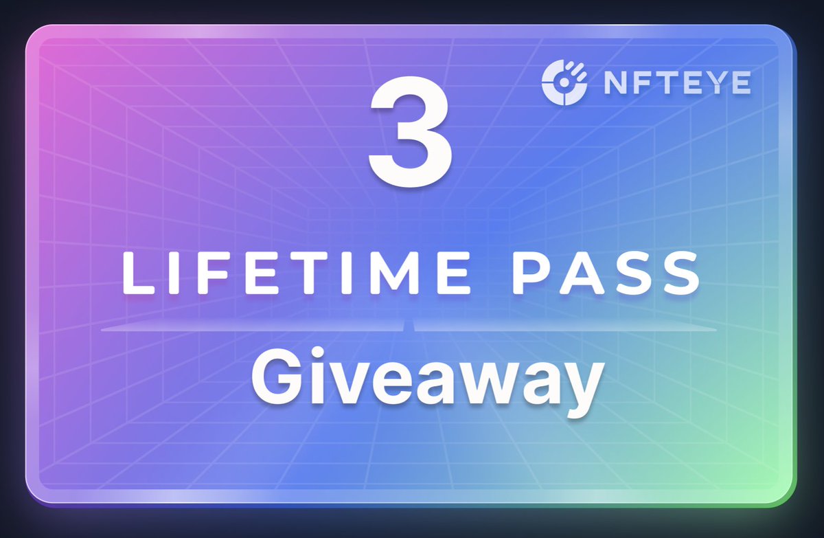 nfteye_io's tweet photo. We have officially started our COUNT DOWN. 
𝟯 𝗱𝗮𝘆𝘀 𝘁𝗼 𝗽𝗿𝗲𝘀𝗮𝗹𝗲 𝗺𝗶𝗻𝘁.

Giving away 3x NFTEye Lifetime Passes! 

1️⃣ Follow @nfteye_io 
2️⃣❤️+ Retweet
3️⃣ Tag frens who really need our service

⌚24 hours

Join us to grab a WL for Lifetime Pass https://t.co/WP9RKhej60 https://t.co/dmYYAaMAUu