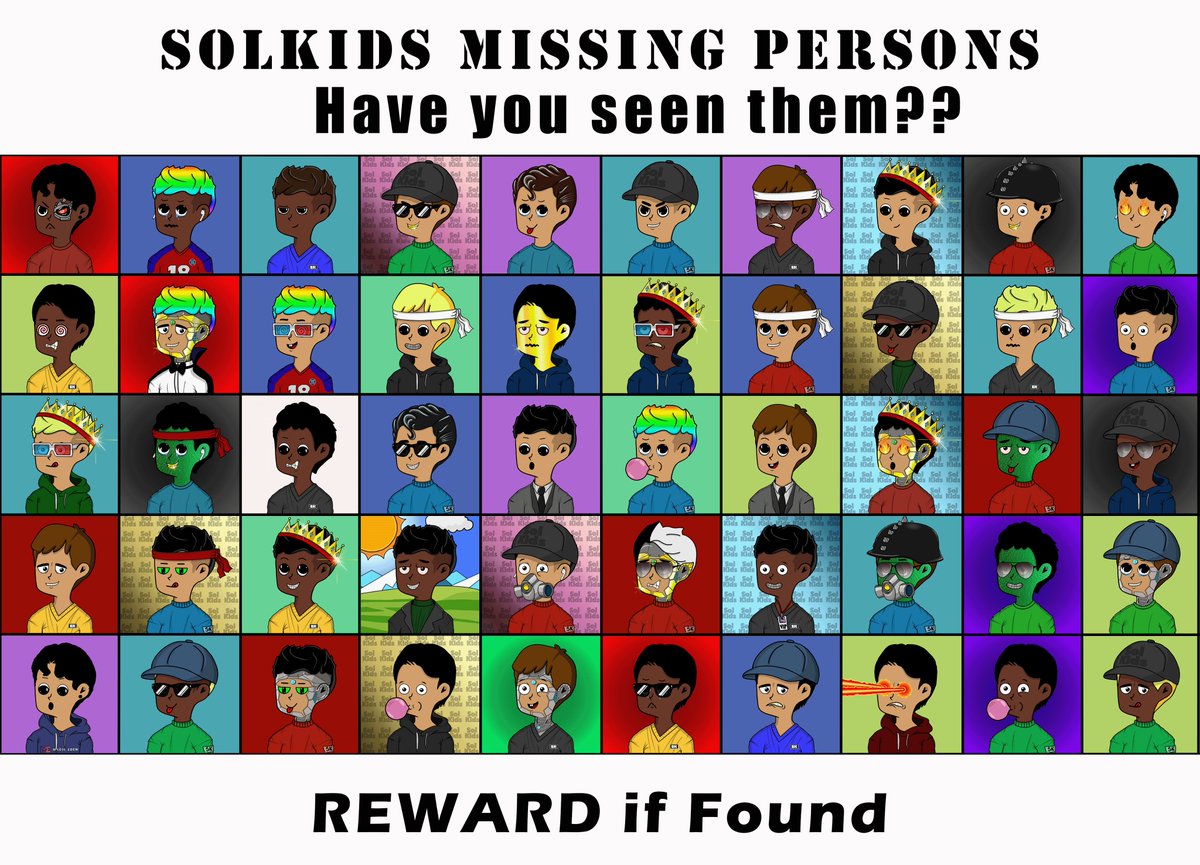 solkidsnfts's tweet image. Our Public mint opens at 8PM UTC+1

Community driven with a vision of success

Mint Price: 0.75 $SOL
Supply: 5555
Launchpad: solkids.io/mint

If you find one of the 50 missing SolKids claim a share of 250 $SOL

Even more promo's in our discord discord.gg/solkids
#NFT