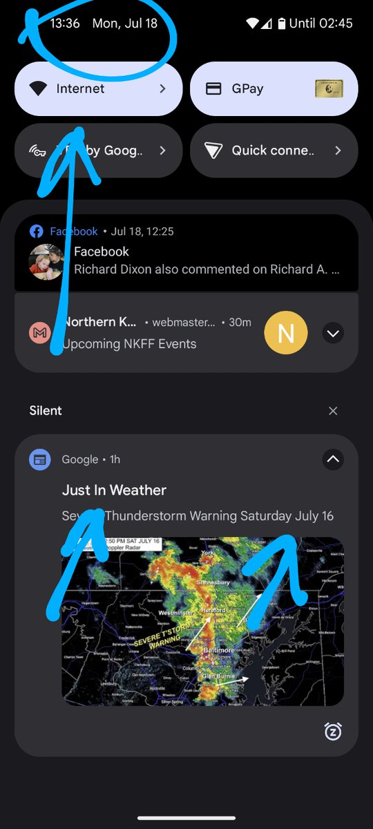 arrowrand's tweet image. Thankfully I have other sources for severe weather alerts.