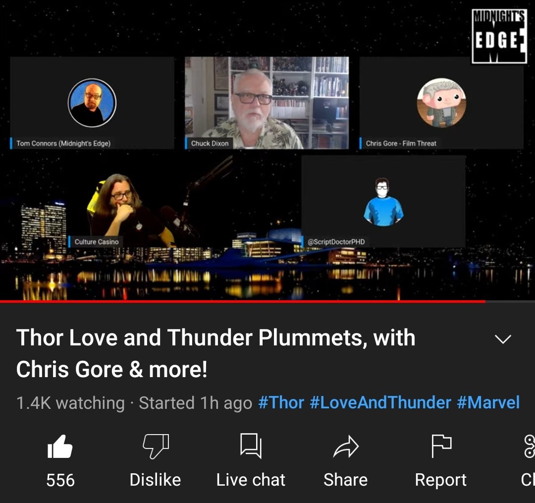 GNinjuh's tweet photo. 🌚#MidnightsEdgeInTheMorning🌞 #0275
THOR TAKES A DIVE
#ThorLoveAndThunder #Plummets & More With #ChrisGore!
ON THE EDGE:
@Midnights_Edge/@AndreEinherjar
@ThomasConnorsJr
@CultureCasino
@ScriptDoctorPHD
@ThatChrisGore
@Dixonverse!!!
& YOU #MidNighters!
https://t.co/Xs5uTCvzN9 https://t.co/i8zB0otsZV