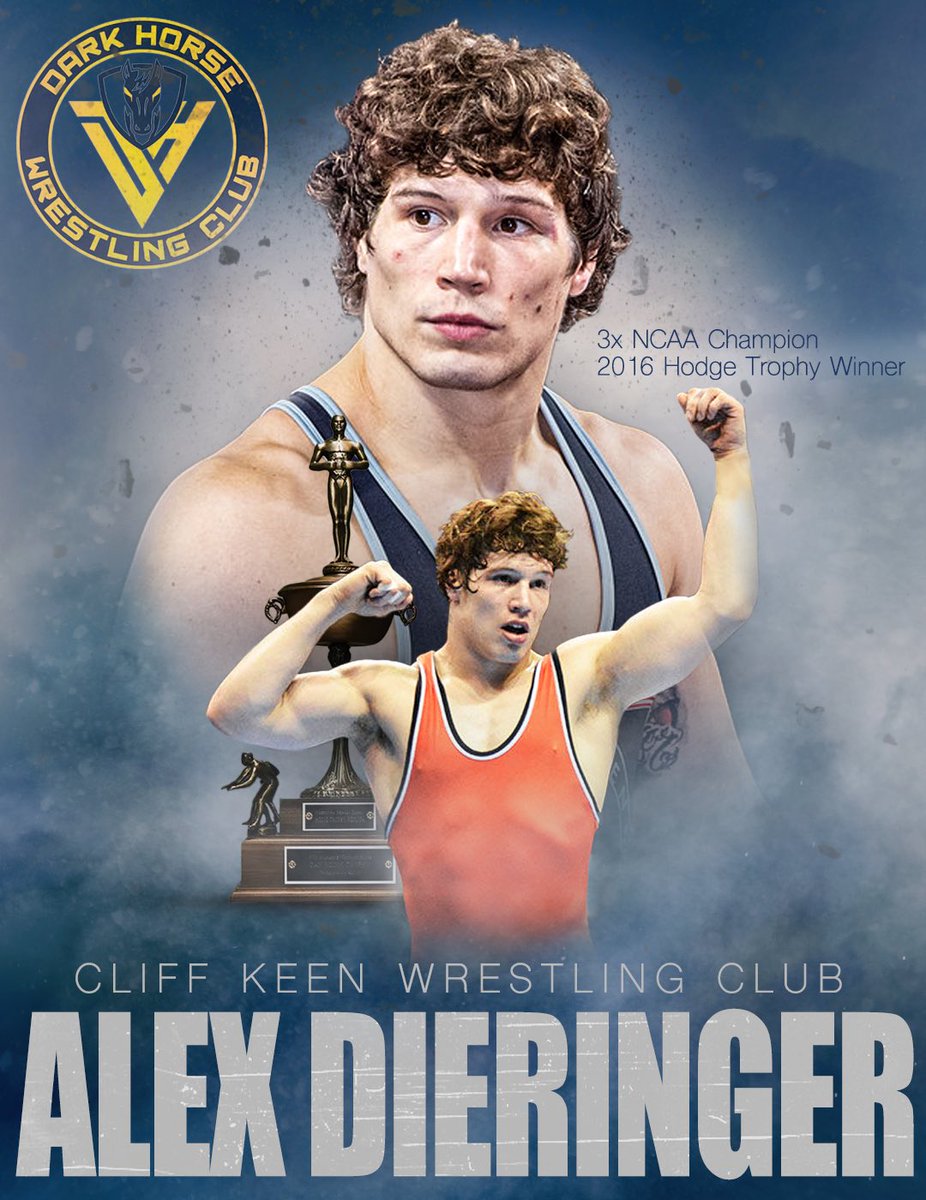 Dark Horse continues to bring in the heavy hitters! This Sunday we welcome one of the best wrestlers in the country and the world, @ringing57 Alex Dieringer is a 3x NCAA Champion, Hodge Trophy winner and Olympic hopeful. Don’t miss your chance to learn from a legend!