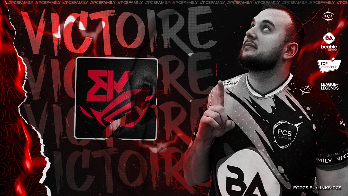 PCSDIV2's tweet photo. Victoire ✅
Les playoffs se rapprochent ! Un grand GG à @ASUS_BK_ROG 👏
La suite demain contre @JoblifeEsport 👀
#PCSWIN #PCSFAMILY #GiantSlayer https://t.co/rWaSQfkJ09