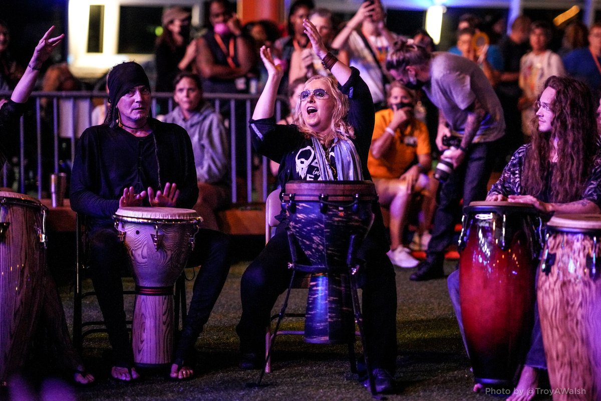 EtheridgeIsland's tweet photo. We can't wait to dance to the beat of... Melissa's drum at the sunset drum circle at #EtheridgeIsland! 🥁

43 days, Etheridge Nation! https://t.co/vH1L5ygSMW
