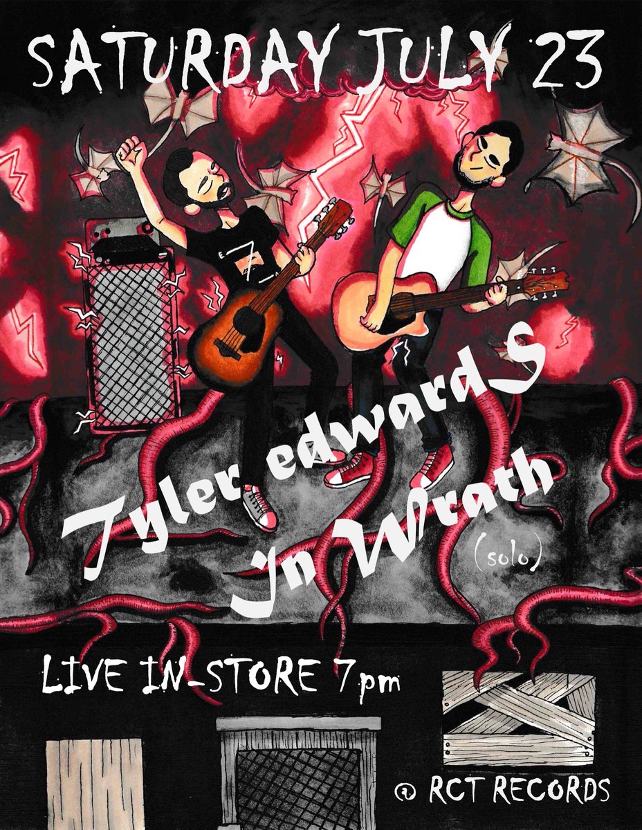 InWrath's tweet photo. Josh is playing In Wrath songs solo this Saturday at Real Cool Time Records: 1707 North Monroe.

It’s free! 

7PM https://t.co/x5T4ZcOViD