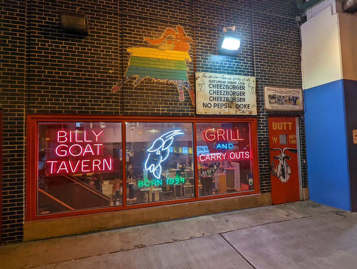 Cubs may have wrecked some of the allure by winning the World Series and lifting the curse, but still enjoyed my 'Cheezburger' (and a hot dog). #NSPRA2022