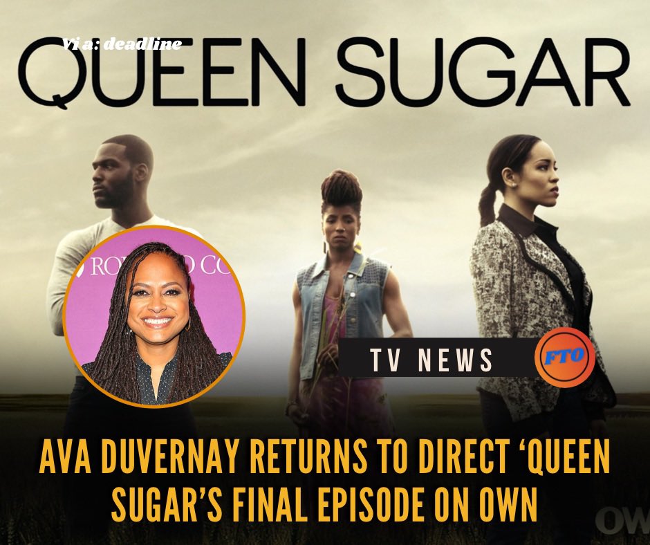 ftonerdtalk's tweet photo. Queen Sugar creator and executive producer Ava DuVernay, who directed the pilot, will return to direct the series’ final episode. Production on the seventh and final season has begun in and around New Orleans.
#avaduvernay #queensugar #theownnetwork #tv #blerdnews #ftonerdtalk https://t.co/B0ZR4IbI98