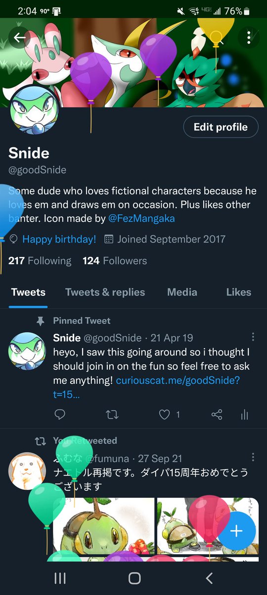 goodSnide's tweet photo. welp, its been awhile since I tweeted but balloons https://t.co/jZmjXY63Wp