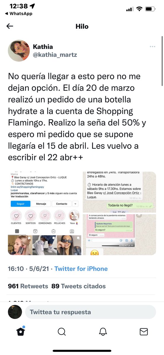 Nashabxx's tweet photo. Luego de una pequeña investigación , encontré que esta tienda se dedica a estafar gente, porque encontré varios hilos de tw donde cuentan como también robaron a más gente y adjunto prueba de ello también https://t.co/WxWysd7WQJ