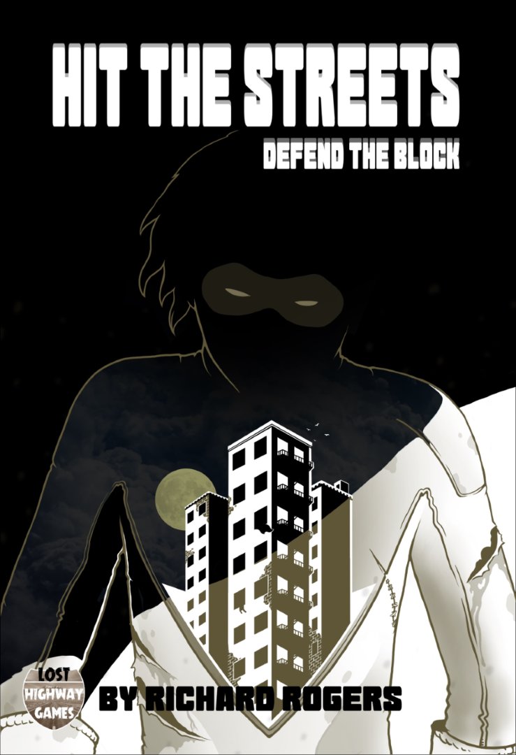 The first of these is <a href="/orklord/">Orklord 666</a> co-host of <a href="/Plus1FWD/">Plus One Forward</a> and editor for that and Fear of a Black Dragon. Check out Hit the Streets: Defend the Block, his ENnie spotlight-winning rpg of heroes trying to make their neighborhoods better. 
drivethrurpg.com/product/299065…
2/3