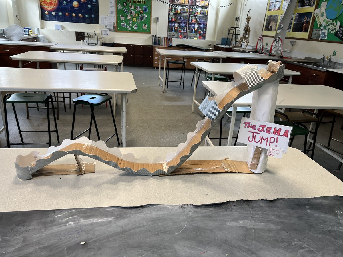 NatalieConlan's tweet photo. STEM club rollercoaster challenge! 🎢 https://t.co/AcZRD8eWez
