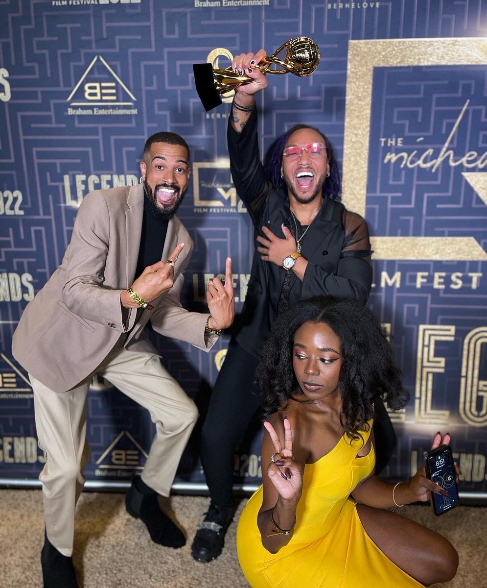 JayceBaron's tweet photo. What a night! Thank you @MicheauxFilmFst!
Congratulations to us all! 🏆 https://t.co/2PZ6AV8lWa