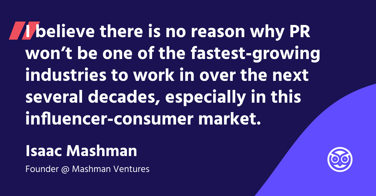 Prowly_com's tweet photo. What is the most challenging part of building your own personal brand? 🤔
Hear insights from @isaacmashman, Founder of @MashmanVentures in this Prowly #PRChat: https://t.co/3QEHyxWXBq
#PRinterviews #PublicRelations #Prowly #PRexperts #BusinessInterviews https://t.co/4J88CoVR7q
