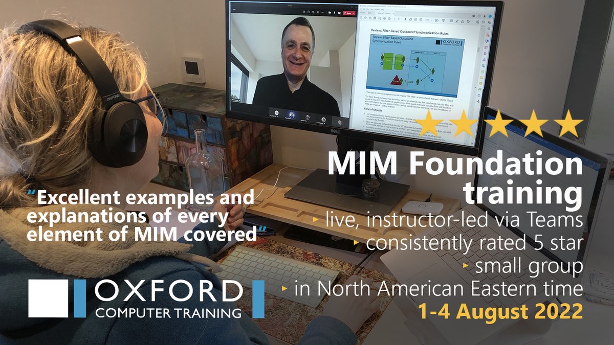 OCGTraining's tweet photo. Join us live for our most popular #training of all - our #MIM2016 Foundation #course 1–4 Aug in North American Eastern time. https://t.co/VWGBWTKwYw
Rated ⭐⭐⭐⭐⭐ by #ITpros: "5-star course & 5-star instructor! Definitely recommended!"
#identity #IDM #IAM #Microsoftidentity https://t.co/RnR8ps1X3B