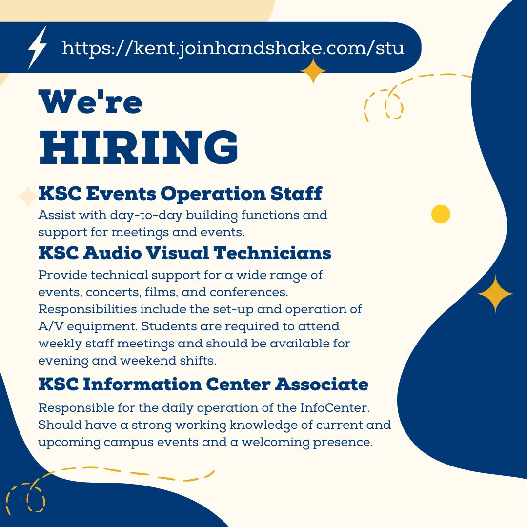 Kent Student Center tweet media
