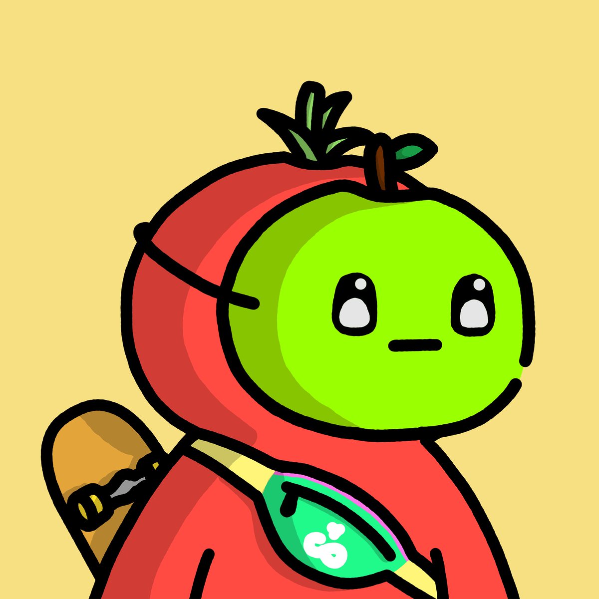 Nothing to see here, just a normal apple minding its own business…🍏

5 WL GIVEAWAY | RT + Follow &amp; Tag a few friends.