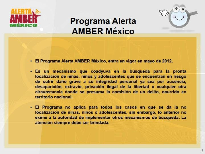 Sabes ¿Qué es y cómo funciona Alerta AMBER México?
Infórmate y comparte