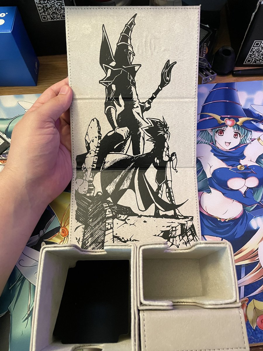 Sacaradi24's tweet photo. “Backordered” but it came SO EARLY. I love it!!! Thank you @GemTcg it’s GORGEOUS! #yugioh #yugiohtcg #dektech https://t.co/8gPLLM5c0n