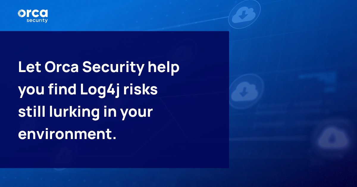Orca Security (@orcasec) on Twitter photo ✅ Let #OrcaSecurity help you find #Log4j risks still lurking in environments with our free risk assessment for #AWS #Azure #GoogleCloud environments.
go.orca.security/log4j
Review of the December 2021 Log4j Event by <a href="/cyber/">Follow CISA's accounts: <a href="/CISAgov/">Cybersecurity and Infrastructure Security Agency</a> and @CISACyber</a> @CISAgov ✅ Let #OrcaSecurity help you find #Log4j risks still lurking in environments with our free risk assessment for #AWS #Azure #GoogleCloud environments.
go.orca.security/log4j
Review of the December 2021 Log4j Event by <a href="/cyber/">Follow CISA's accounts: <a href="/CISAgov/">Cybersecurity and Infrastructure Security Agency</a> and @CISACyber</a> @CISAgov