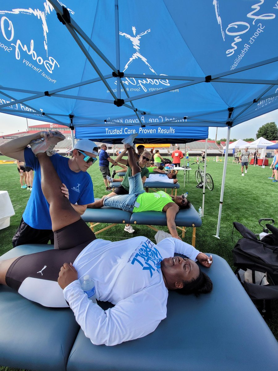 BodyOnePT's tweet photo. #BodyOnePT had a blast Saturday at the annual #JMF5k ! We stretched lots of runners and walkers and talked to tons of awesome event participants. We love this event & are so glad to sponsor the #jospehmaleyfoundation ! https://t.co/LoEiWu2ros