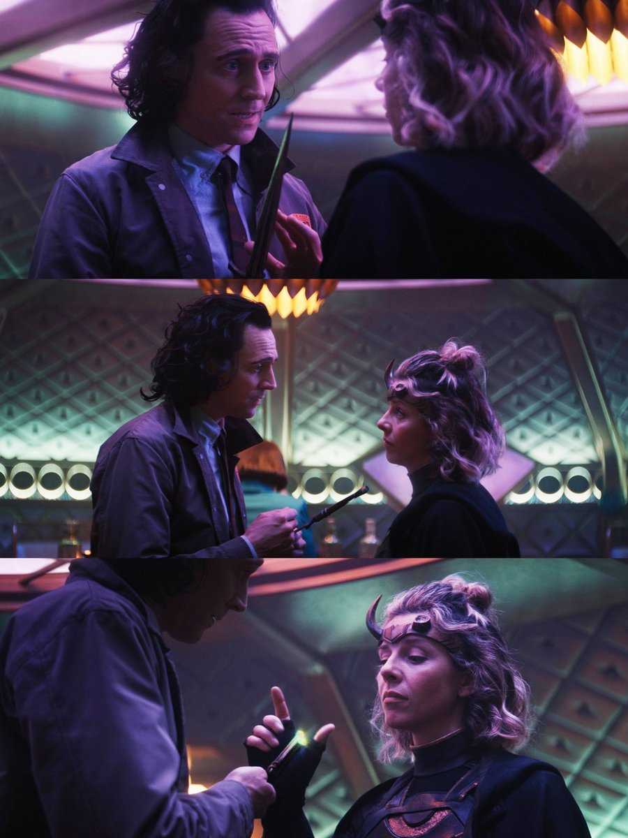 What if we hear a new version of Loki’s “love is a dagger” metaphor in season 2? 🗡👀