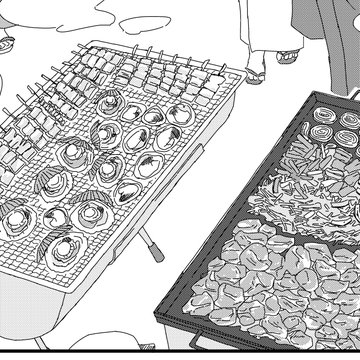 参考資料:食べ物への執念しか見えない去年の絵
よほどジンギスカンが食べたかったものと思われる 