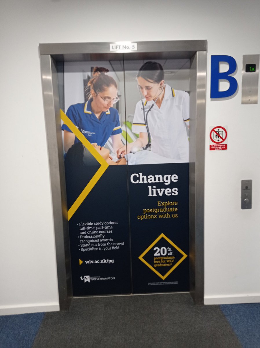 Alice Temporin (@alice_temporin) on Twitter photo Come to study at <a href="/wlv_uni/">University of Wolverhampton</a> : you will find a fantastic nursing course and my face on a lift's door Come to study at <a href="/wlv_uni/">University of Wolverhampton</a> : you will find a fantastic nursing course and my face on a lift's door