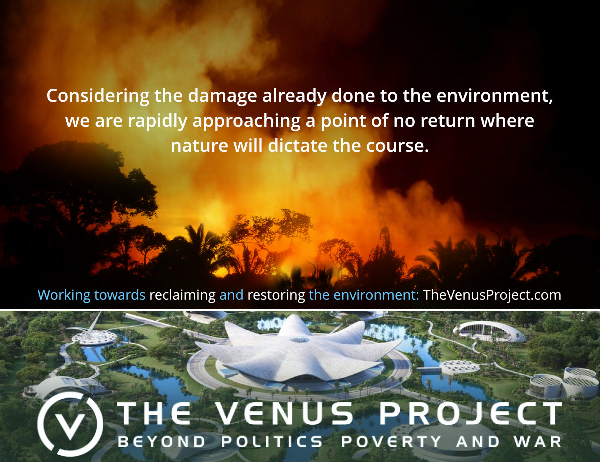 We have the capability to intelligently apply humane #science and new #technology to reclaim and restore the natural environment… thevenusproject.com/the-venus-proj…
#ClimateCrisis #heatwave #PlanetOverProfit #PeopleOverProfit #TheVenusProject