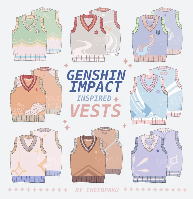 ✨VEST DESIGN POLL ✨Vote for your favourite in the link below! ⬇️

As we are working towards the kickstarter, let me know which designs are your favourite! 