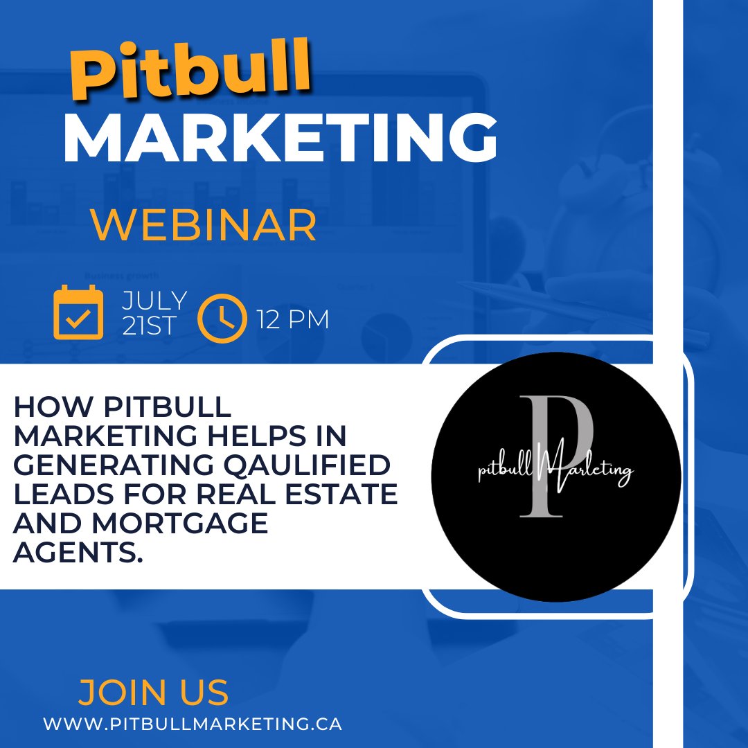 MarketPitbull's tweet photo. Book a free Demo call 
https://t.co/dnWDRUPaHk 
#marketing #webinar #canada #realestateagents #mortgageagents https://t.co/rb5j585YI3