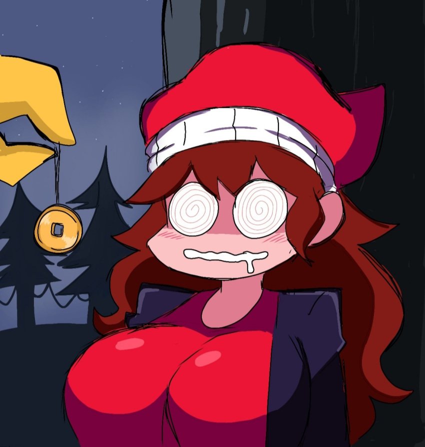 FnFLewdGF's tweet photo. Oh! Hey reader! Didnt thought i would meet you here!.. h-huh? Whats this?... Is.. this...

*Girlfriend would fall for this dirty trick, leaving her as standing there, Completely defenseless. like a puppet she is.. she has to obey you from now on.*

**Open rp!** 
Repost!! https://t.co/6z44sJPV8s