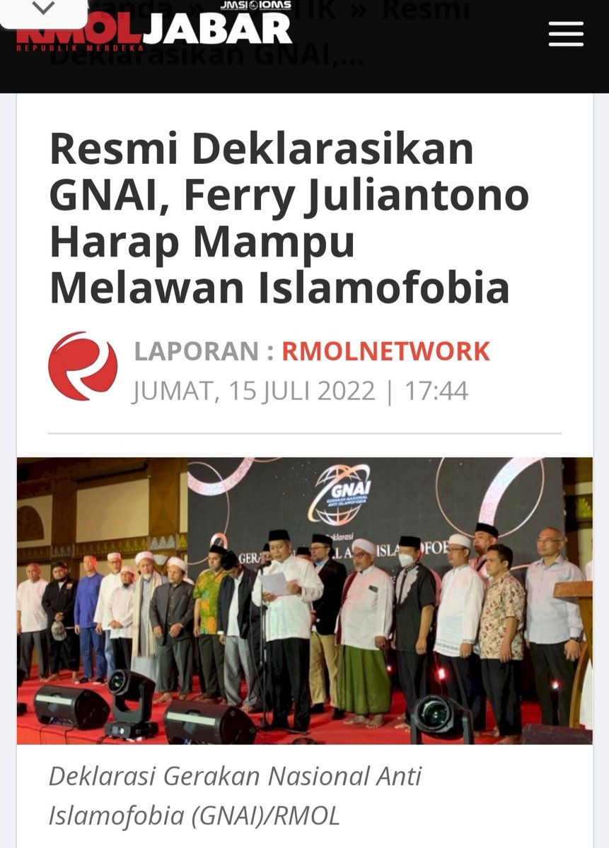 Tr mlm gw blejekin jejak genital, eh dihital tokoh2 GNAI ini, mereka Pancasilaphobia berkedok Islamophobia, stuju gak? Setuju RT ...