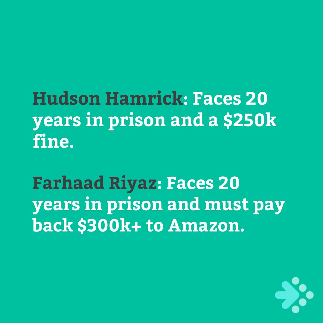 VerfiedOrg's tweet photo. Think twice before trying to scam Amazon out of money. Hudson Hamrick and Farhaad Riyaz are two examples of how using the Amazon refund trick can land you in hot water. 

https://t.co/Le88OROkMR

#amazonrefund #amazonrefunds #amazonrefundtrick #amazon #amazonprime https://t.co/iraHu8LO7u