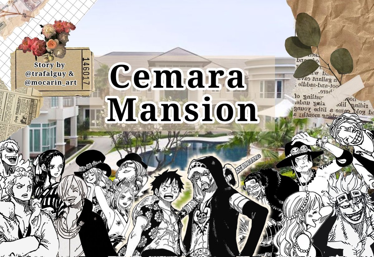 Esdawetmocacino's tweet photo. — special collaboration ! 
#lawlu local au &amp; some #onepiece character ! 

Law sama Luffy pindah ke mansion super mewah dan yang pastinya mahal setengah mampus. namun alur kehidupan rumah baru mereka gak semulus pahanya dek Luffy tersayang.

story by @Mocarin_art &amp; @trafalguy https://t.co/6d28kFxdLc