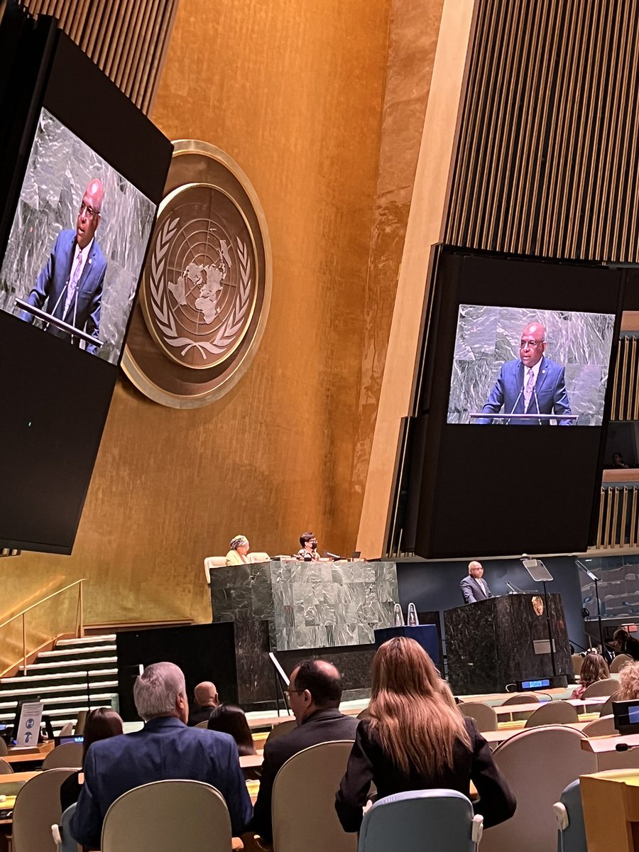 The annual observance of #MandelaDay starts <a href="/UN/">United Nations</a> with opening remarks by <a href="/UN_PGA/">Annalena Baerbock</a> <a href="/abdulla_shahid/">Abdulla Shahid</a> now on <a href="/UNWebTV/">UN Web TV</a>