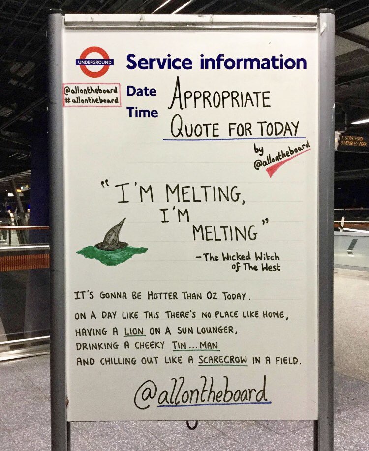 allontheboard's tweet photo. Is anybody else melting in this weather? 

#heatwave #melting https://t.co/nMaNUDzmbM