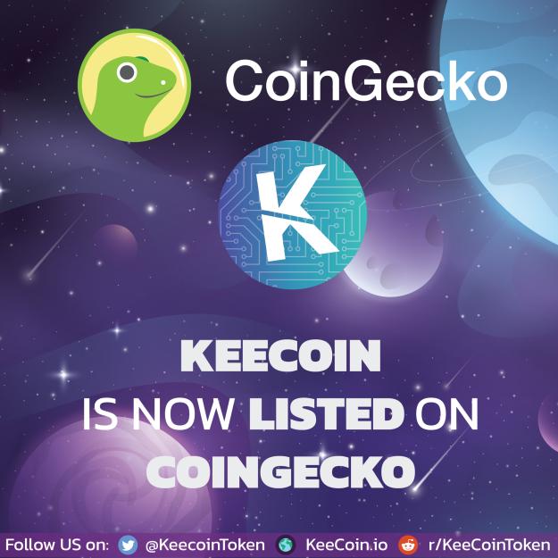 👏 <a href="/KeecoinToken/">Keecoin</a> listed on <a href="/coingecko/">CoinGecko</a> 👏
🌍 keecoin.io 🌍
🟢 swap.keecoin.io 🟢
#Crypto #CryptoNews #Binance #BNB #Cryptocurency #DeFiNews