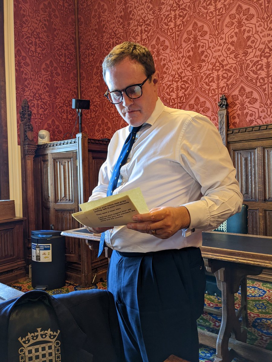 Last practice of @TomTugendhat's 1922 hustings speech. For #ACleanStart