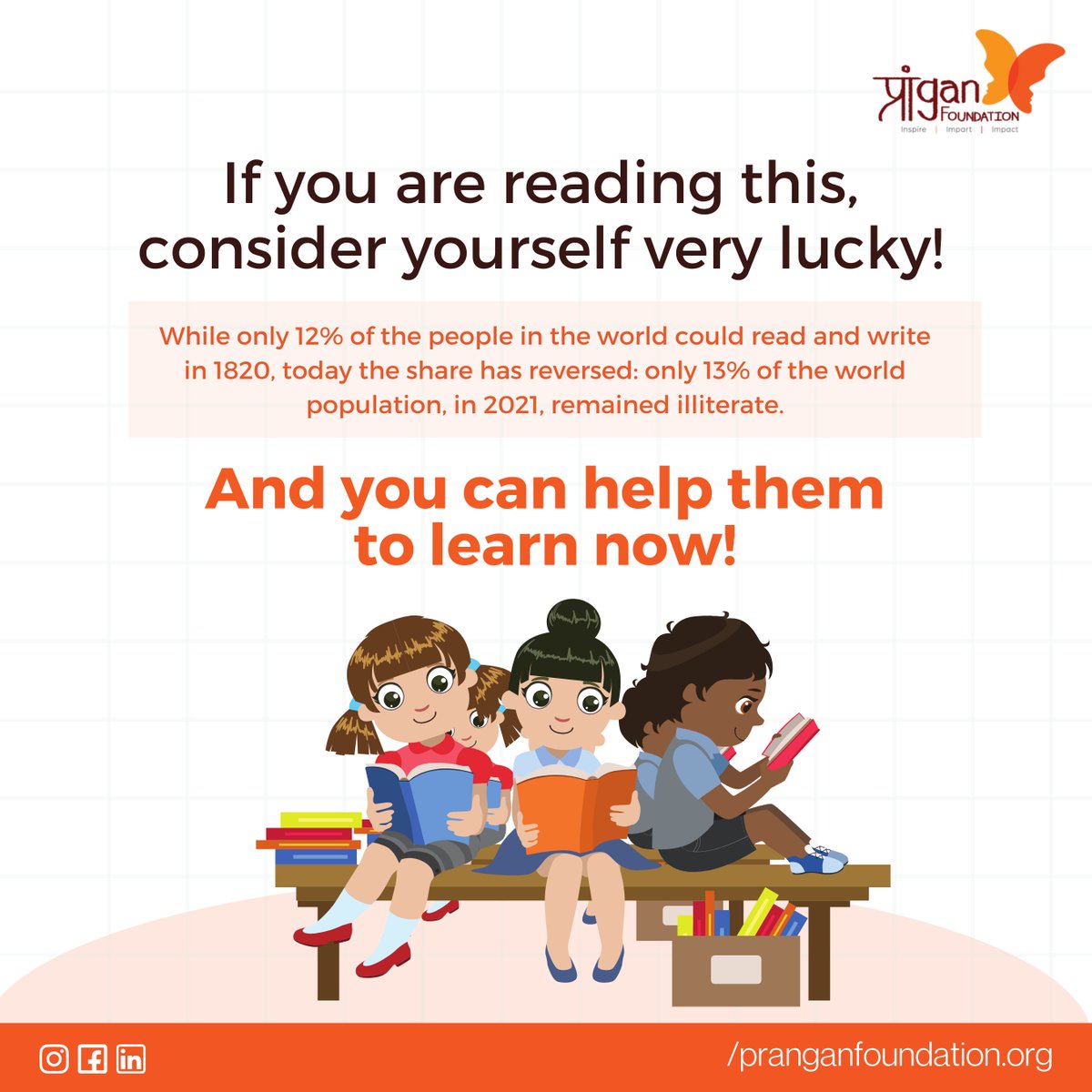 PranganF's tweet photo. To help a child learn, click the link in our bio right away! 🔎
See you on the other side! 🙌
#pranganfoundation #prangan #NGO #education #skills #children #learning #educators #hiringeducator https://t.co/quaVq80iMJ