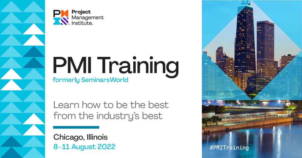 ASharma1078's tweet photo. There’s something for everyone at PMI Training from 8-11 August! Build your #leadership expertise and gain valuable skills to drive #project #success. Do not miss the dynamic instructor-led workshops. Join us >> https://t.co/XCUH9JsfWw #PMITraining https://t.co/bEpViz230Y