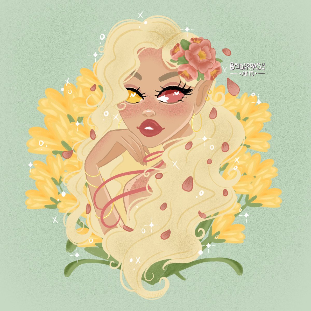 balderdasharts's tweet photo. Another DTIYS challenge from IG, hosted by @/shadyafish 💛 go check her out on IG, she’s amazing! #art #elfgirl #fantasyart #portrait https://t.co/6pZQCtNSdb