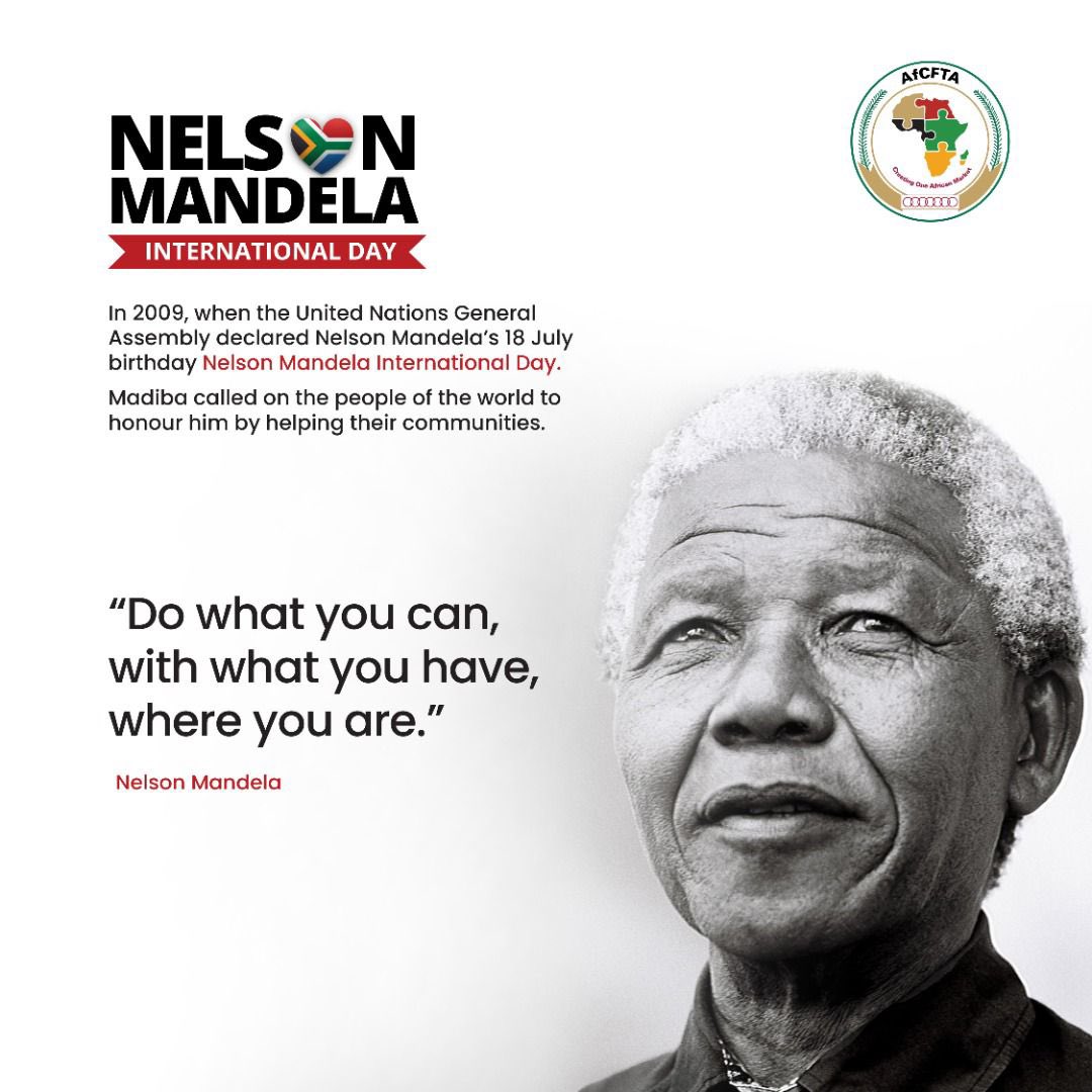 Today we honour an inspiring leader , a legendary trailblazer and a true African icon by all standards. #NelsonMandelaDay2022