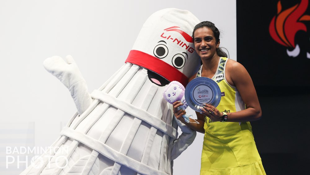 Pvsindhu1's tweet image. SINGAPORE OPEN 2022🥇