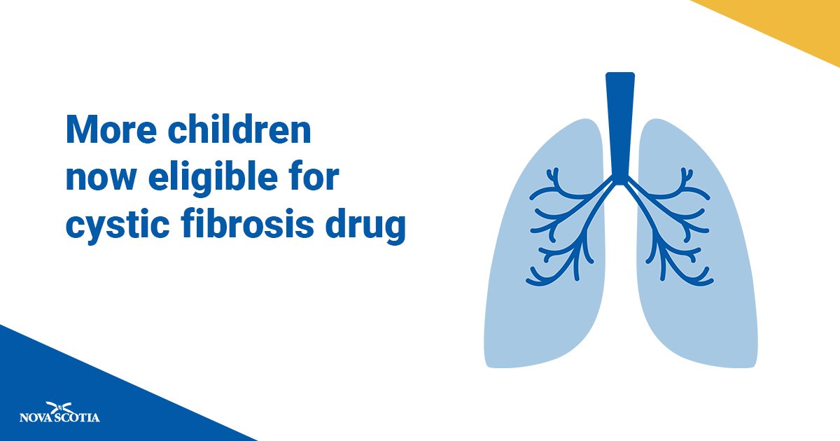 nsgov's tweet photo. Effective today, the Province will pay for the cystic fibrosis drug Trikafta for children aged six to 11 https://t.co/NmWUqeS4Dl https://t.co/h51quAWToe