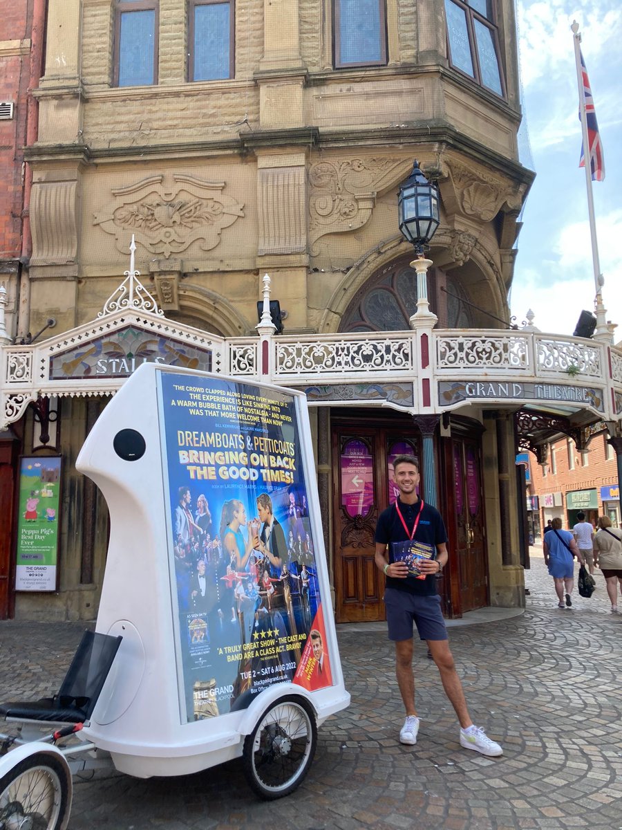 TAKE A LOOK AT THIS 👀 here we have our walkers out with the bikes today promoting the amazing Dreamboats and Petticoats 🚲
BOOK NOW if you haven't already got you're tickets before it SELLS OUT👇

bit.ly/37pPC1d

#musicals #entertainment #shows <a href="/BKL_Productions/">Bill Kenwright Ltd</a>