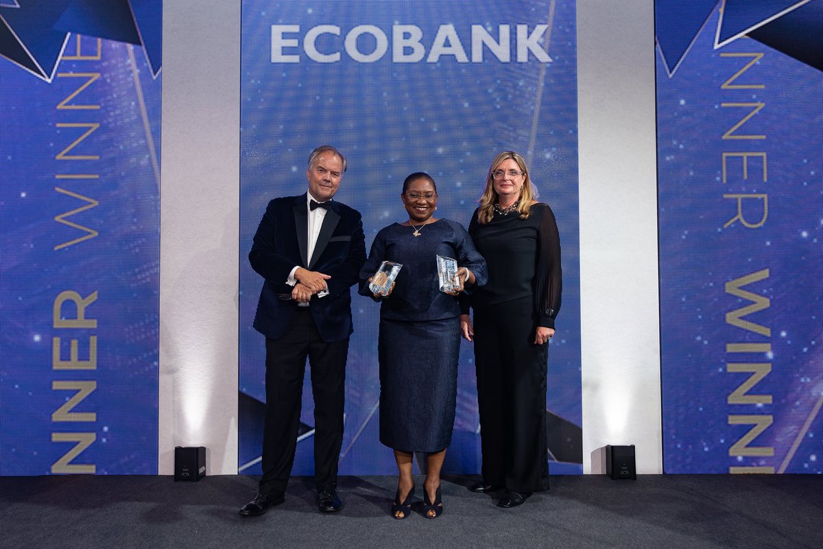 EcobankGhanaPLC's tweet photo. We are excited to be named Best Bank in Africa 2022, Best SME Bank for the second time this year following the African Bankers Awards and Best Digital Bank at the @euromoney Awards for Excellence. We thank you for your trust! https://t.co/uKiZ6jMPf9
#ABKA2022 #ThePanAfricanBank https://t.co/KcloyP6lNG