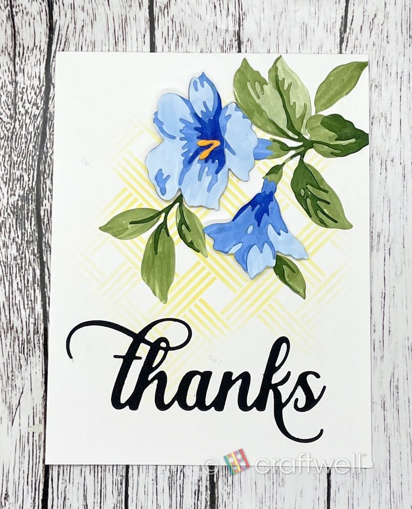 Craftwell's tweet photo. A lovely thank you card by moxiecraftie. Check out https://t.co/zk22fQyL2X for the details.
#craftwell #blog #moxiecraftie #SNAPmachine #thankyoucard #altenew #flowers #monday #july https://t.co/bFZc0ZHDOk