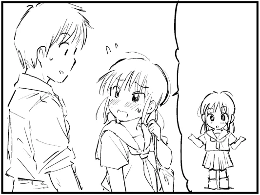 親戚の子のお世話をするだけの話をまた描いています…すみません😓 